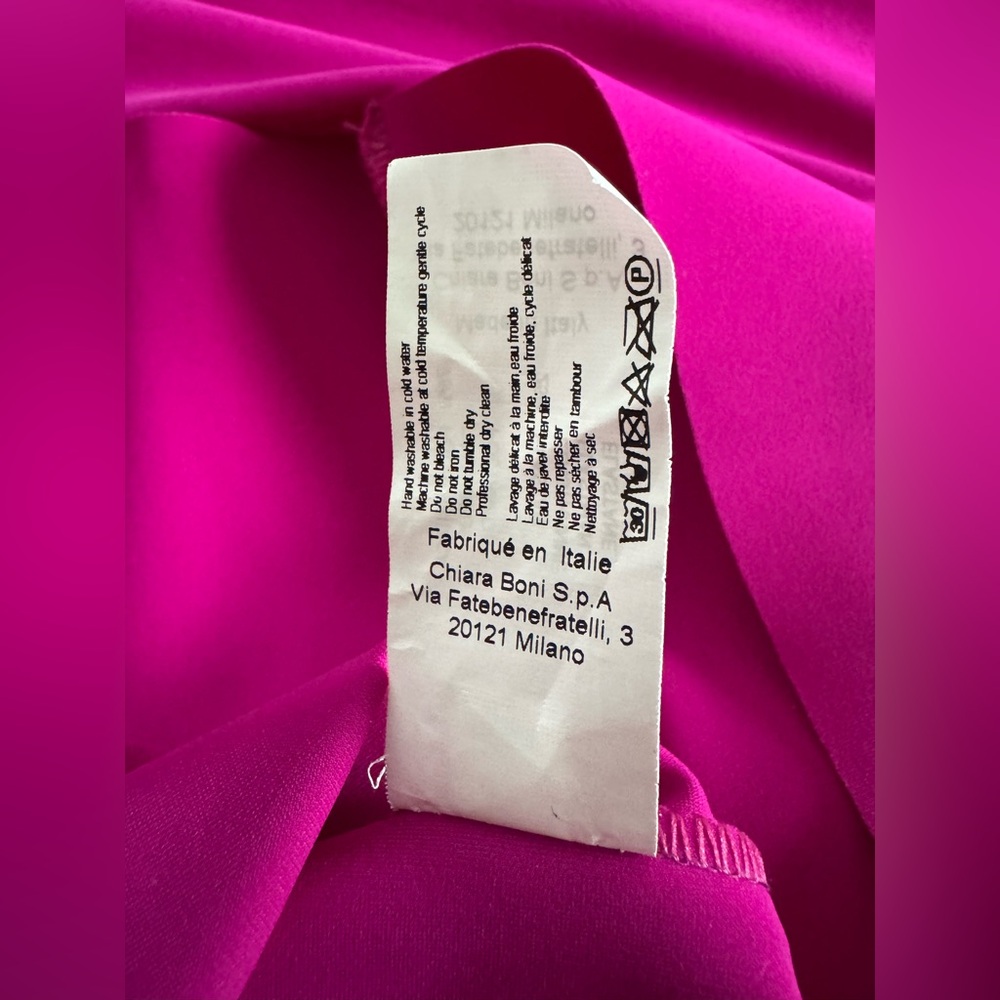Chiara Boni Magenta Long Sleeve Dress - Picture 11 of 11